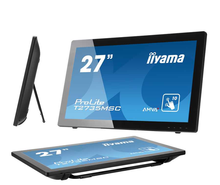 Монитор Iiyama ProLite T2735MSC-1 - подробные характеристики обзоры видео фото Цены в интернет-магазинах где можно купить монитор Iiyama ProLite T2735MSC-1