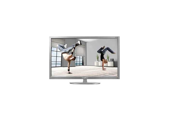 24" led жк телевизор hyundai h-led24et2003 (1366x768, hdmi, usb, dvb-t2)