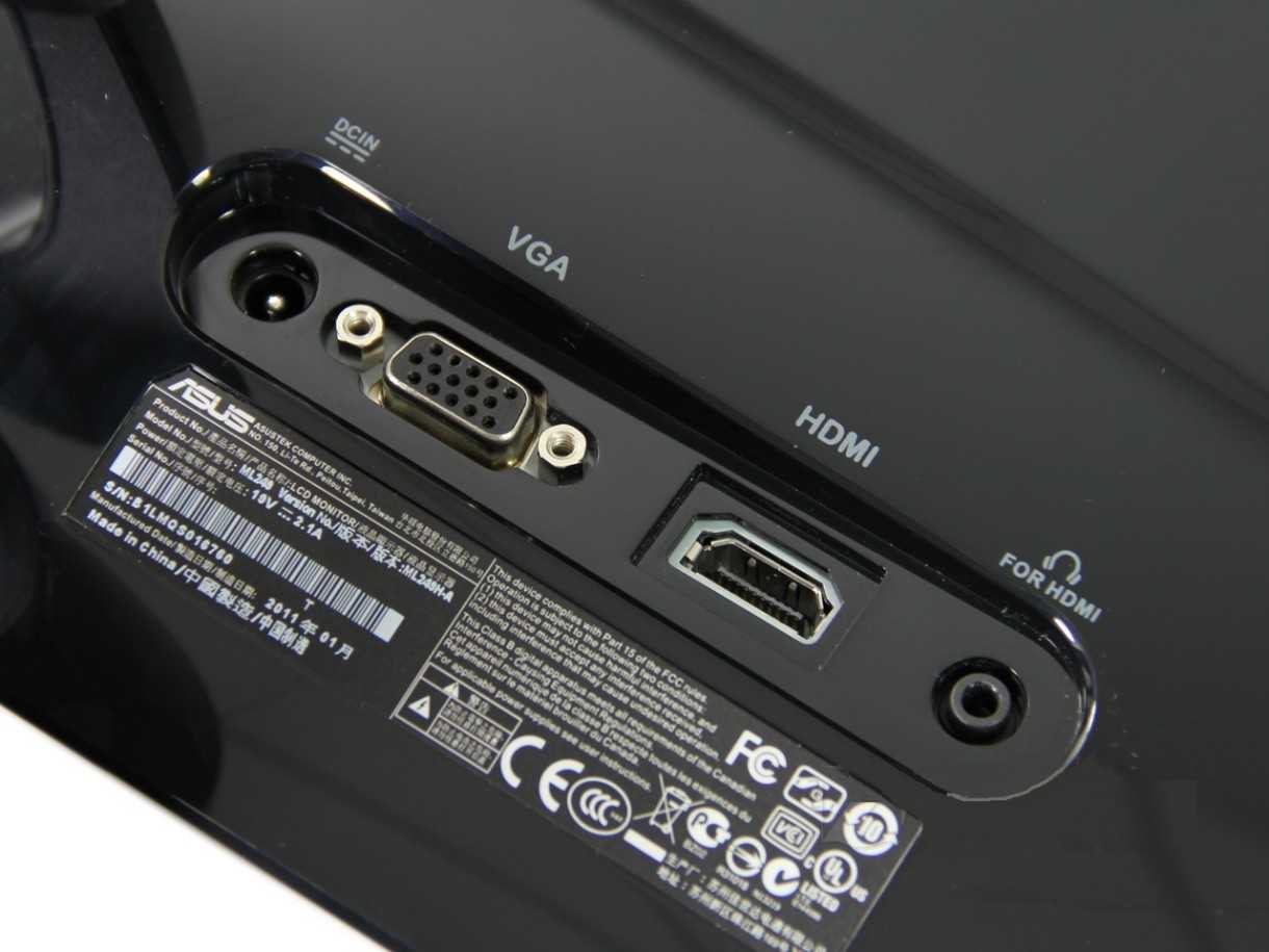 Монитор Asus ML249HR - подробные характеристики обзоры видео фото Цены в интернет-магазинах где можно купить монитор Asus ML249HR
