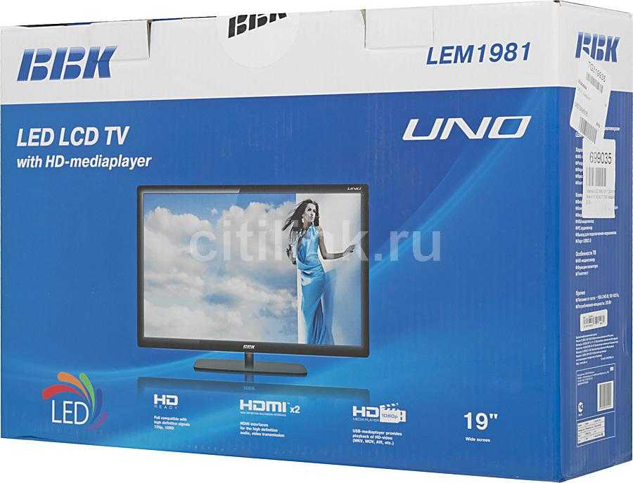Телевизор bbk 22 lem-1001