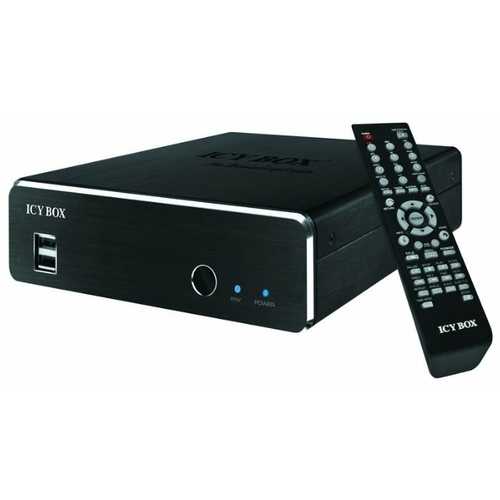Медиаплеер RaidSonic ICY BOX IB-MP309HW-B - подробные характеристики обзоры видео фото Цены в интернет-магазинах где можно купить медиаплеер RaidSonic ICY BOX IB-MP309HW-B