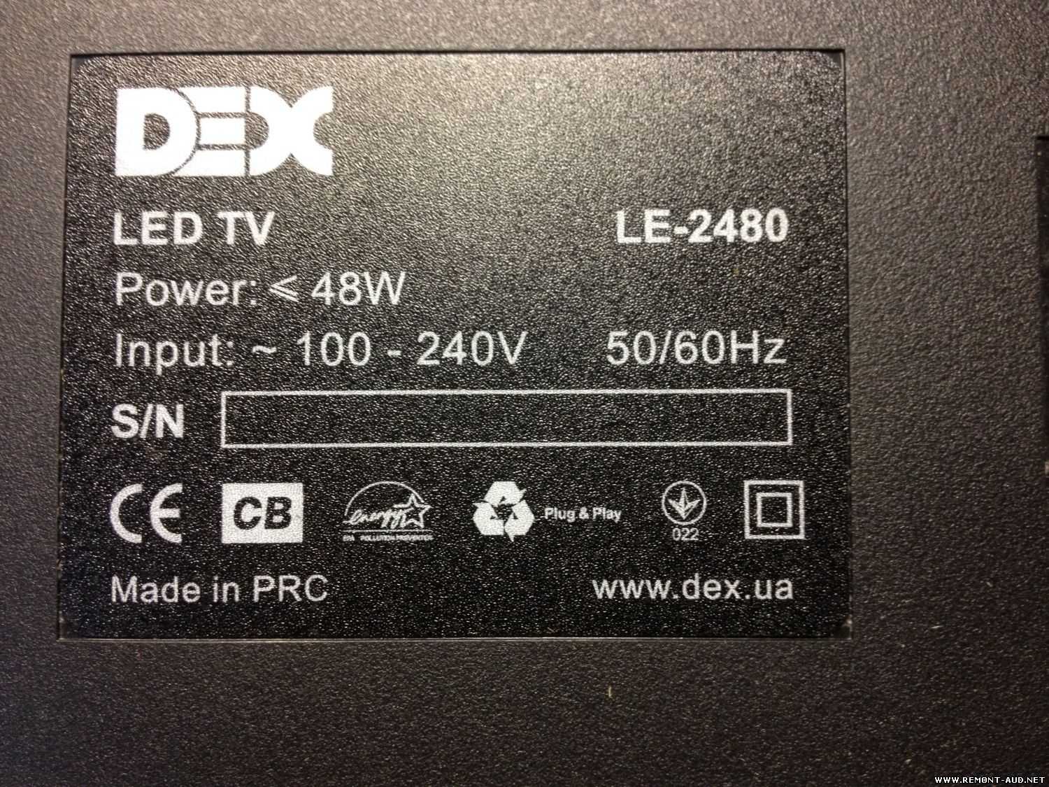 Dex le-2480 - купить , скидки, цена, отзывы, обзор, характеристики - телевизоры