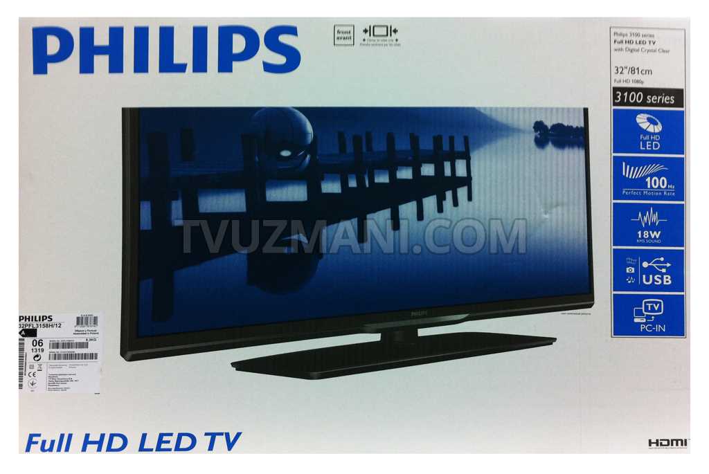 Жк телевизор 19" philips 19pfl3405 / 12 — купить, цена и характеристики, отзывы