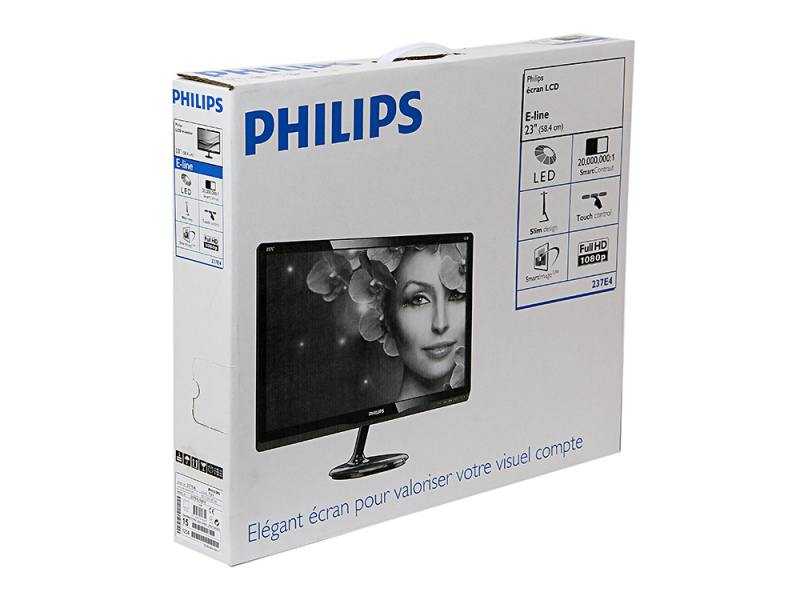 Монитор Philips 237E4LSB - подробные характеристики обзоры видео фото Цены в интернет-магазинах где можно купить монитор Philips 237E4LSB