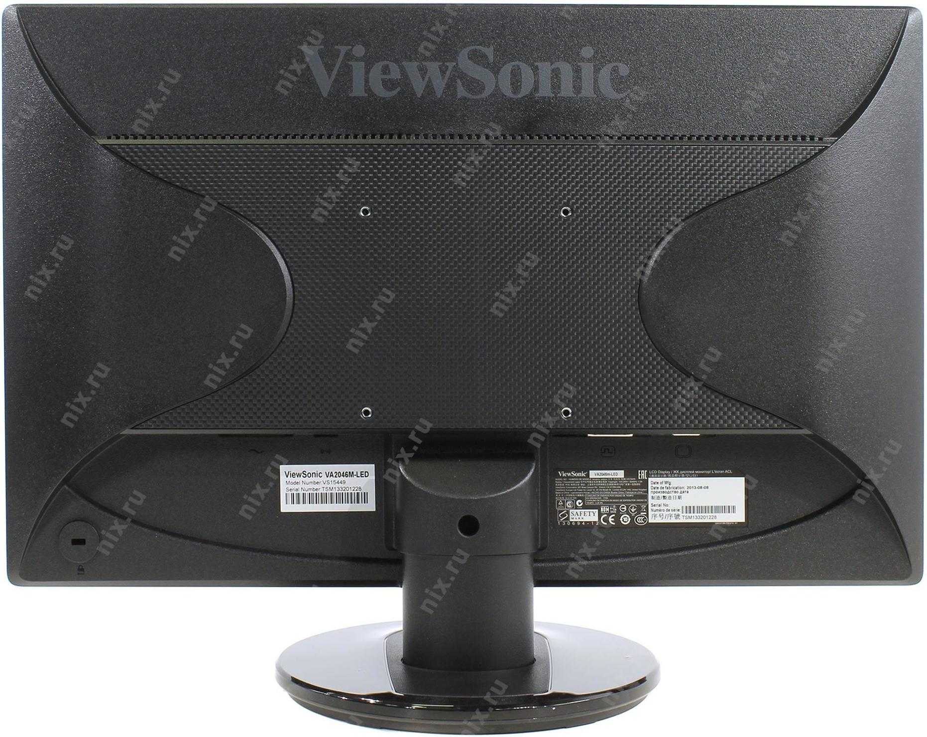 Жк монитор 20" viewsonic va2038wm-led — купить, цена и характеристики, отзывы