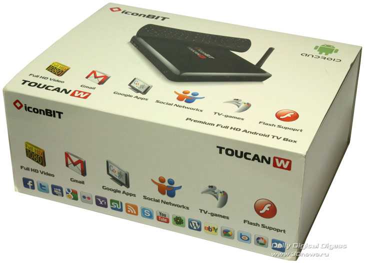 Медиаплеер IconBit Toucan Smart 3D Quad - подробные характеристики обзоры видео фото Цены в интернет-магазинах где можно купить медиаплеер IconBit Toucan Smart 3D Quad