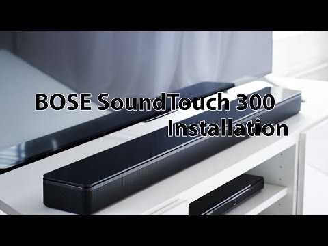 Bose soundbar 700 vs 500 vs soundtouch 300 specifications comparison