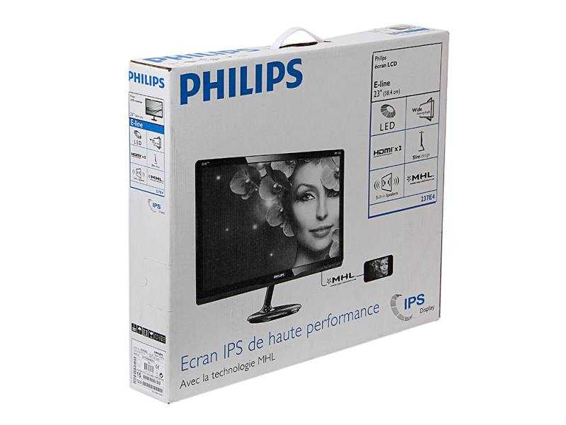 Жк монитор 23" philips 237e4lsb — купить, цена и характеристики, отзывы