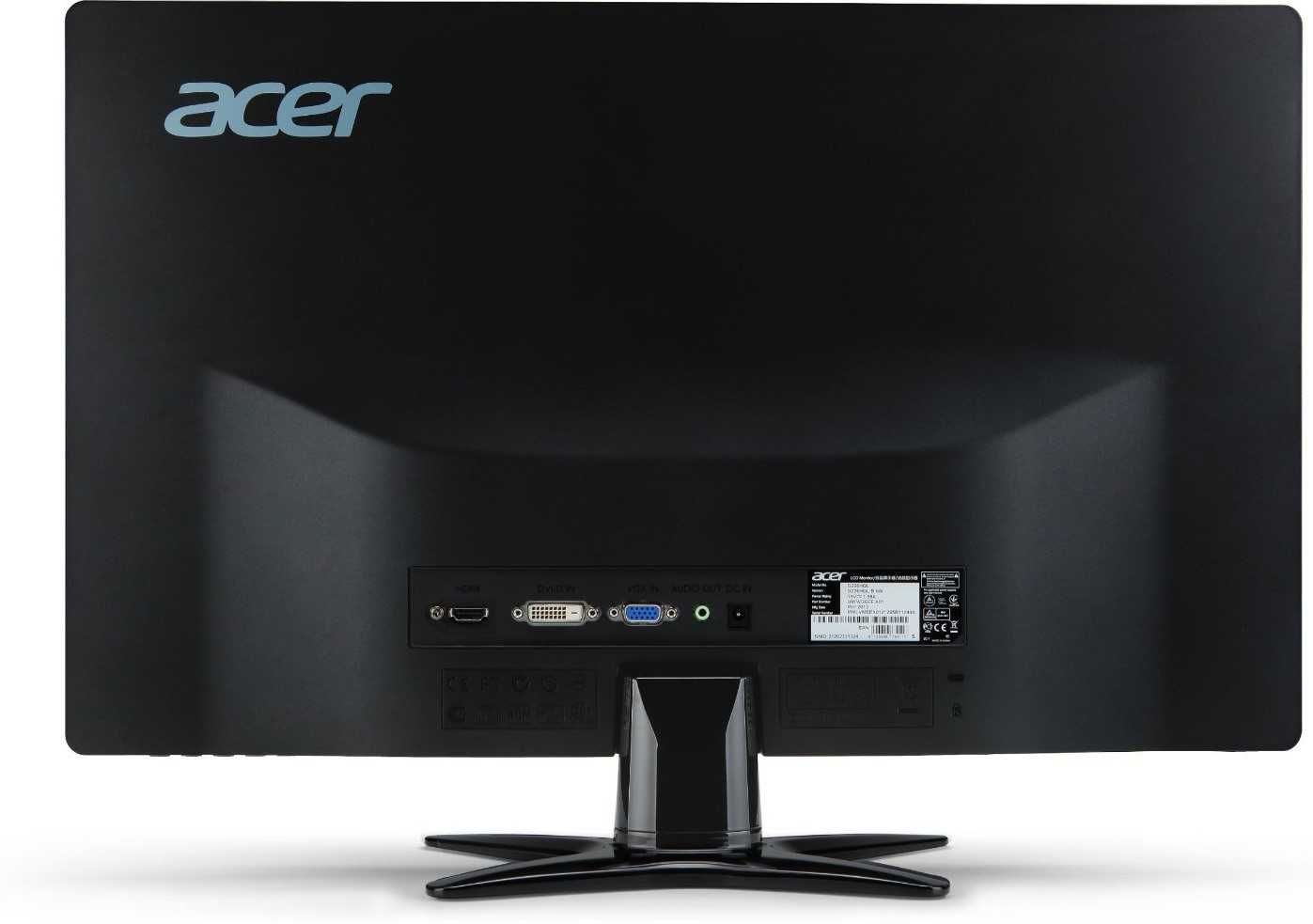 Монитор acer g226hqlhbd (черный) купить от 6990 руб в краснодаре, сравнить цены, отзывы, видео обзоры и характеристики