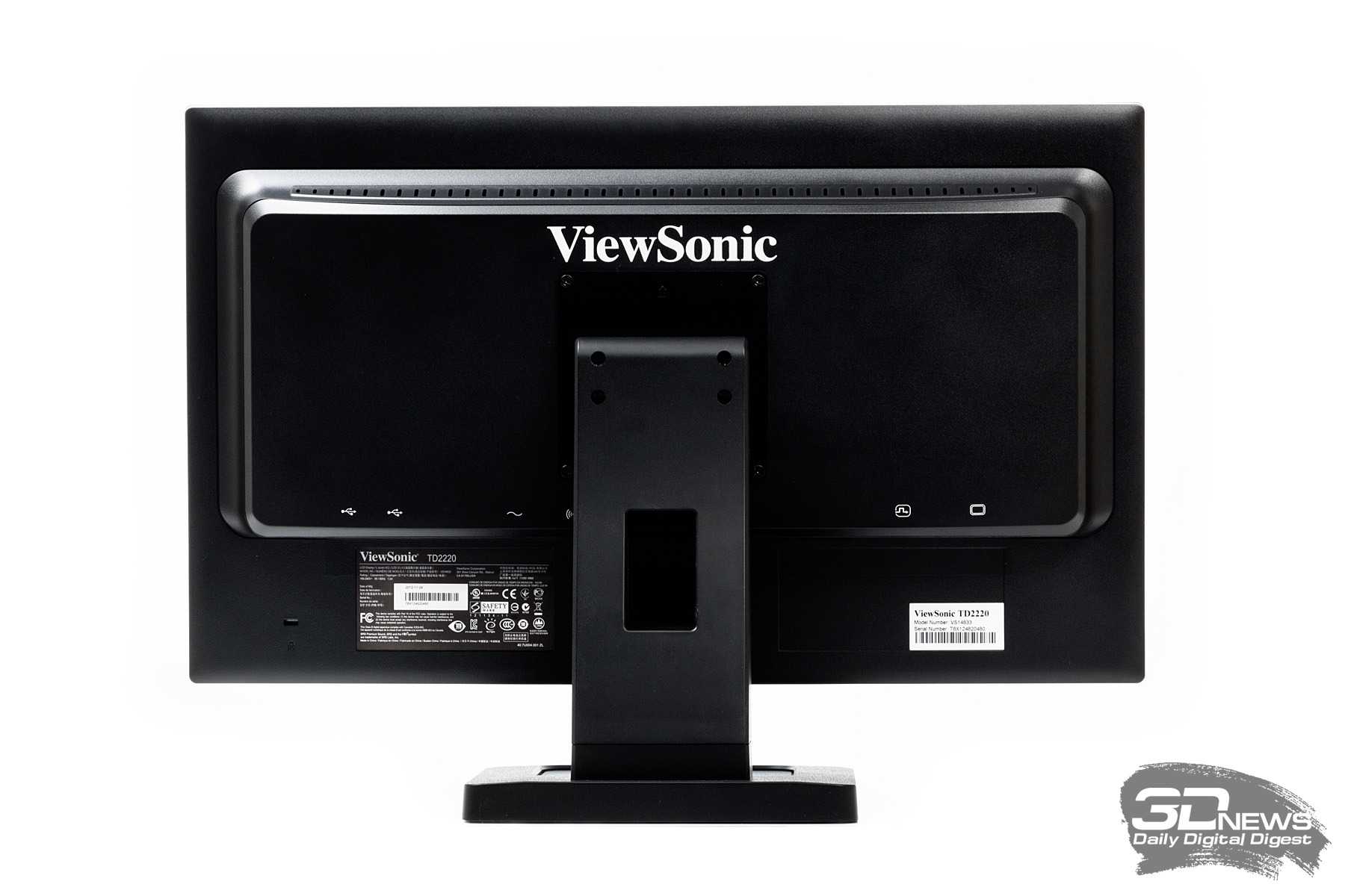 Монитор ViewSonic TD2220-2 - подробные характеристики обзоры видео фото Цены в интернет-магазинах где можно купить монитор ViewSonic TD2220-2