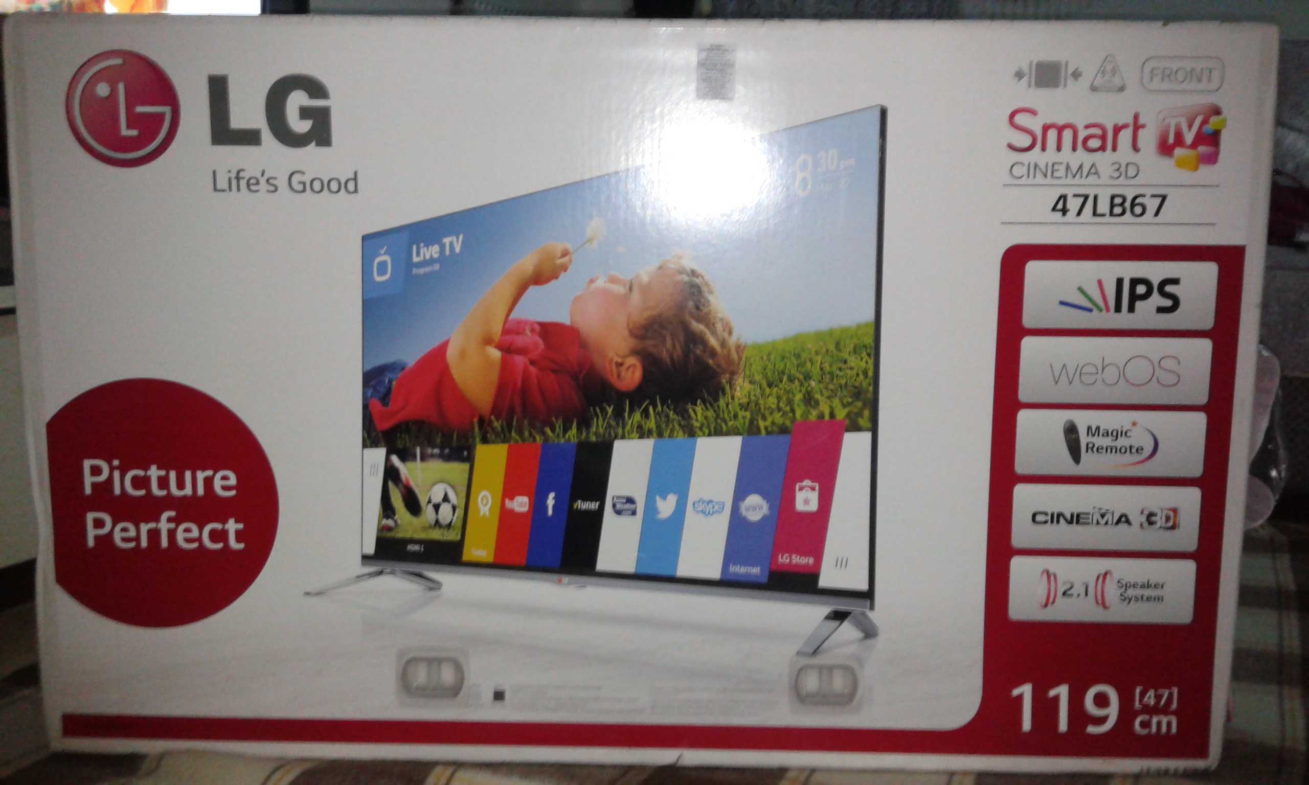 Телевизор LG 47LB630V - подробные характеристики обзоры видео фото Цены в интернет-магазинах где можно купить телевизор LG 47LB630V