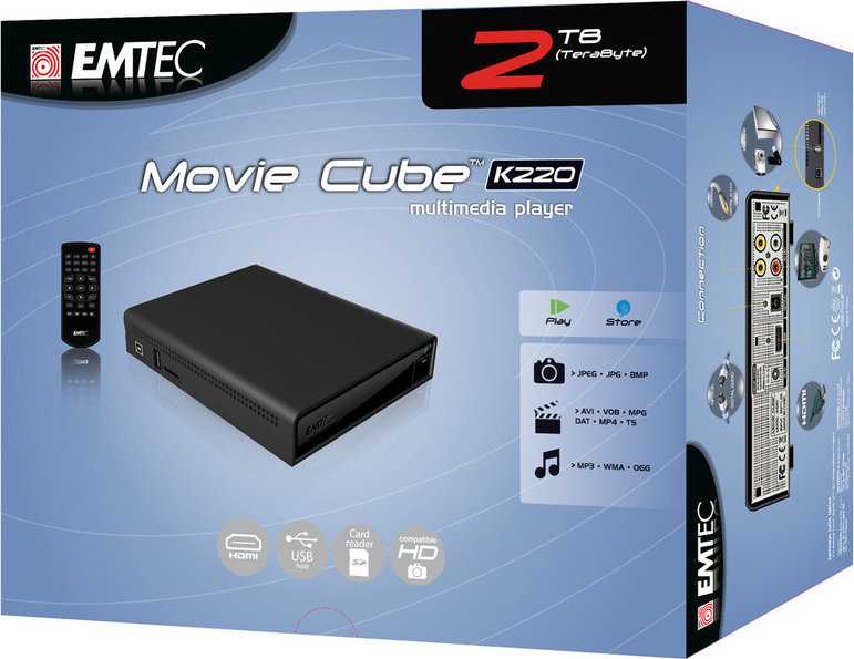 Emtec movie cube k130 1000gb - купить , скидки, цена, отзывы, обзор, характеристики - hd плееры