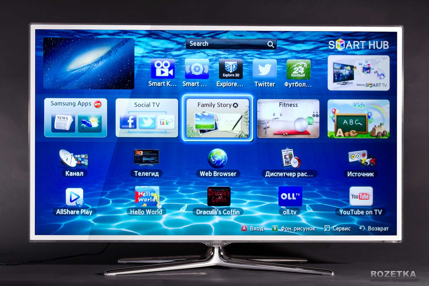 Обзор телевизора samsung ue40es6307 с функцией smart tv
