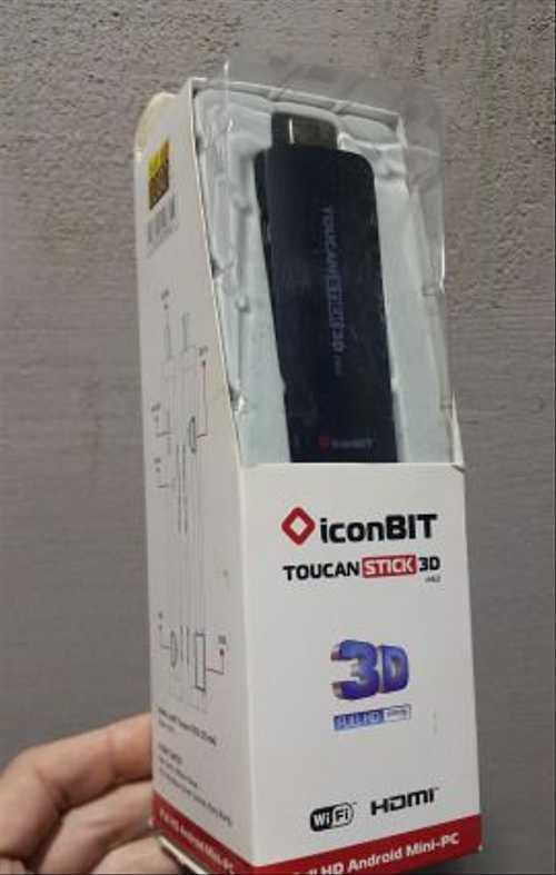 Медиаплеер iconbit toucan stick 3d pro