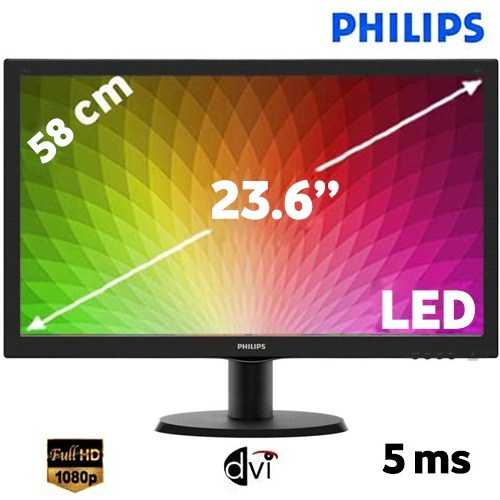 Монитор philips 243v5lab (черный) купить от 7590 руб в краснодаре, сравнить цены, видео обзоры и характеристики