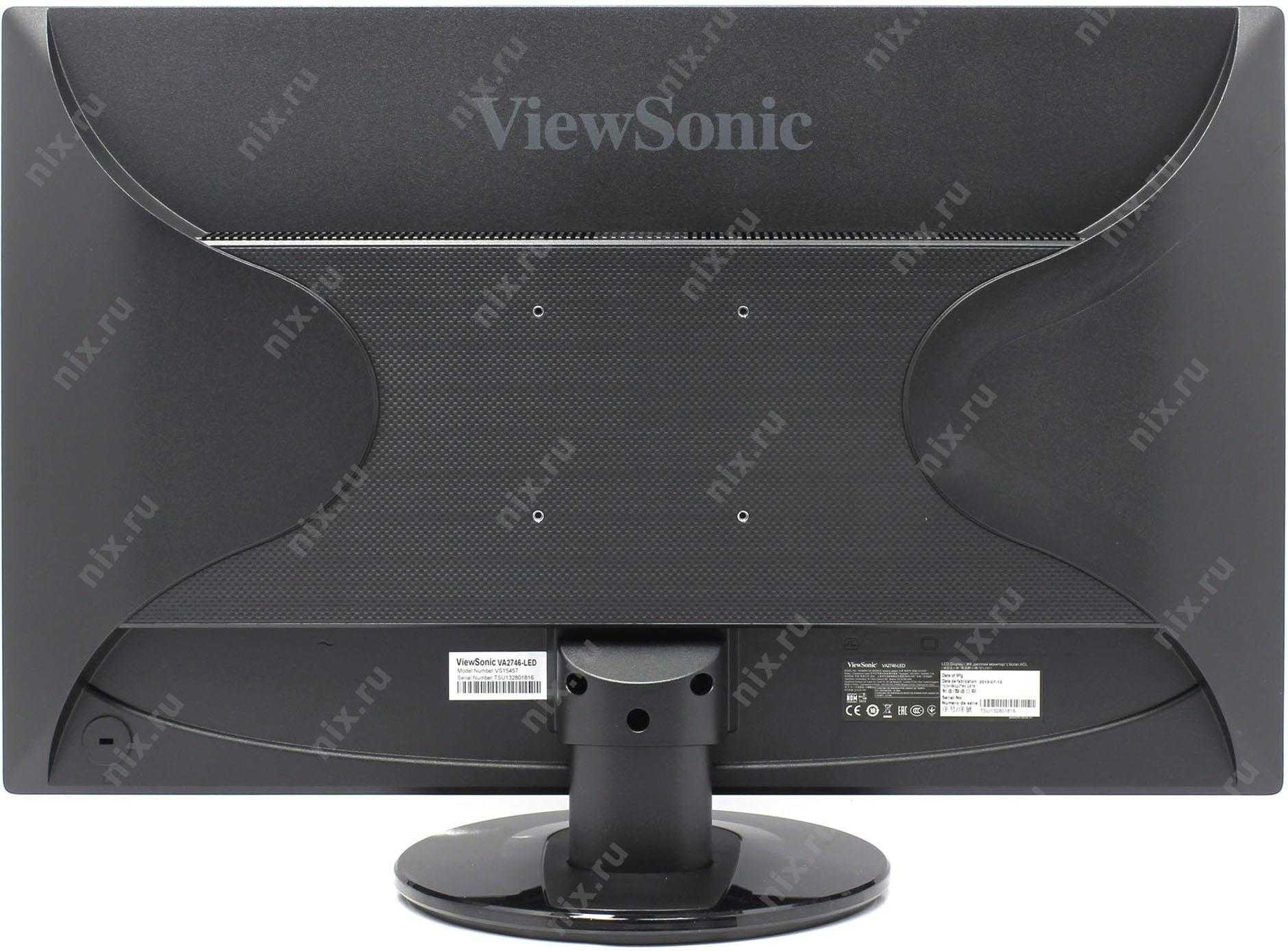 Жк монитор 27" viewsonic va2746-led — купить, цена и характеристики, отзывы