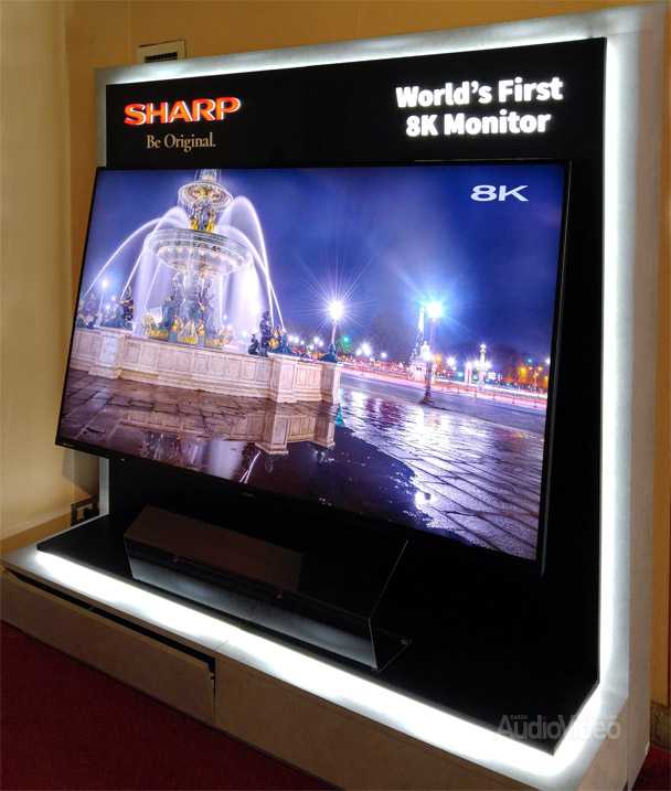 Sharp lv-70x500 — первый 8k телевизор для розничной продажи