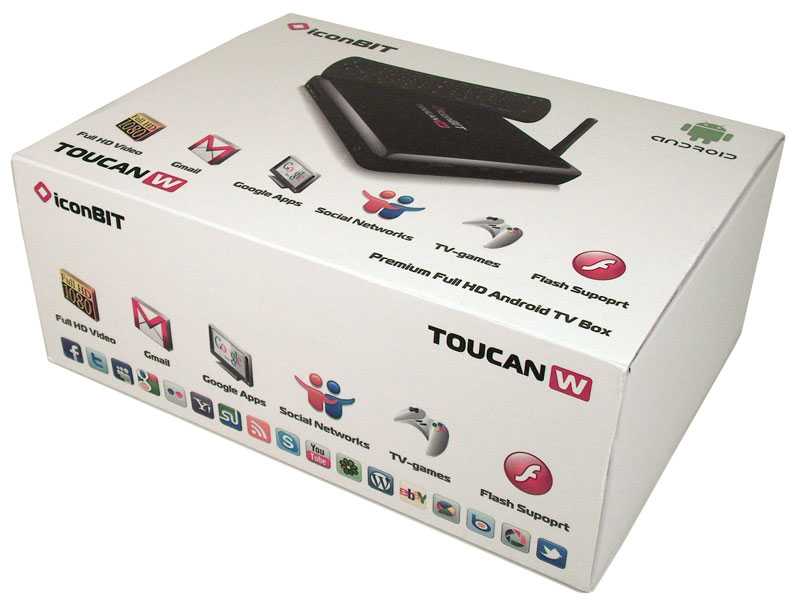 Медиаплеер iconbit toucan smart 3d quad