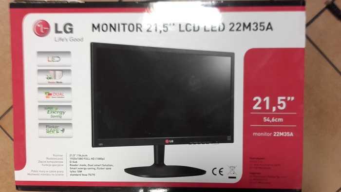 Жк монитор 21.5" lg 22m35a-b — купить, цена и характеристики, отзывы