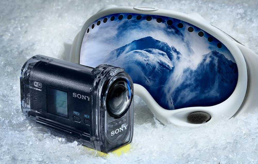 Sony Action Cam HDRAS100VR  маленькая спортивная камера, для экстремальных видов спорта Камера удивляет качеством исполнения