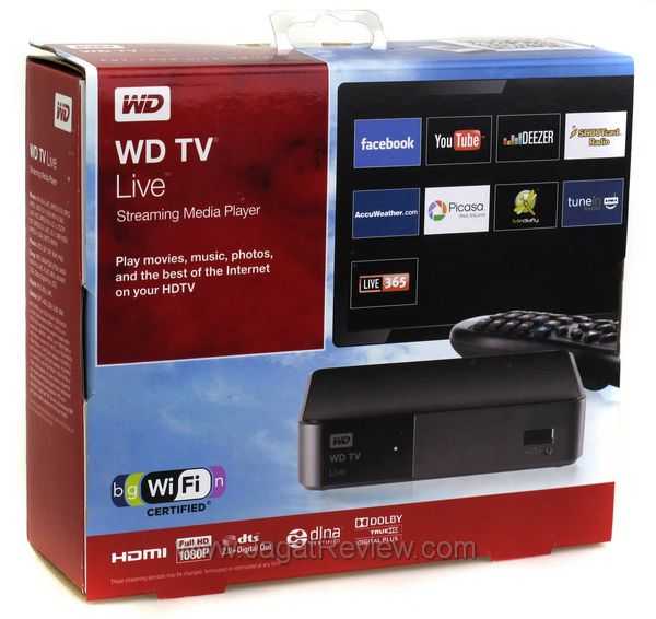 Western digital wd tv live