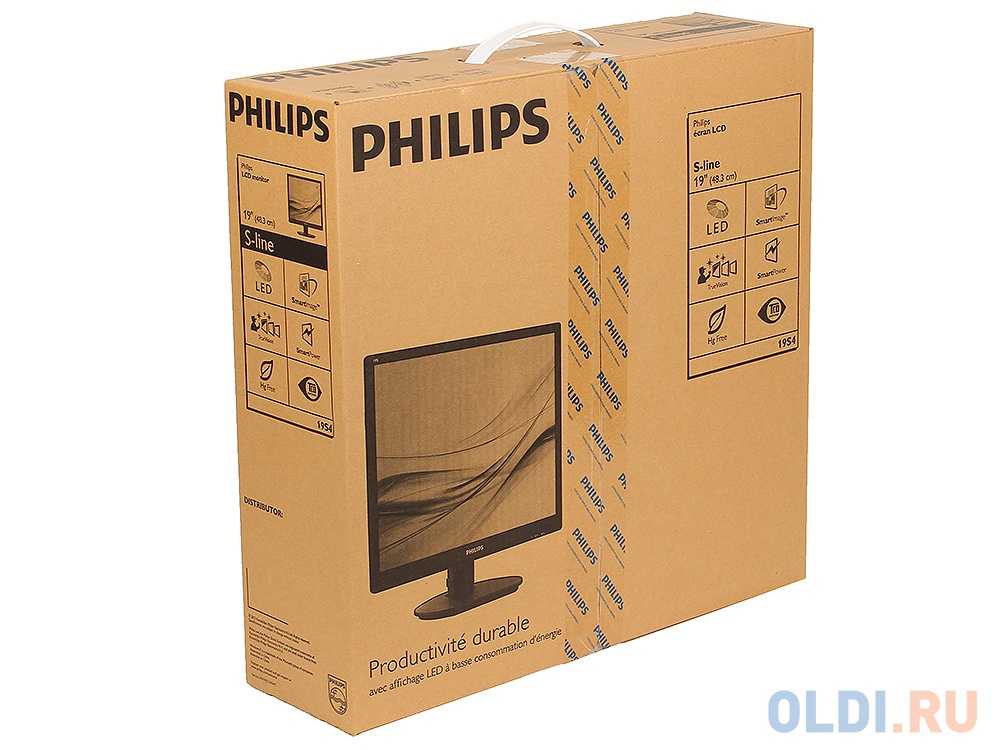 Жк монитор 19" philips 19s4lsb5 — купить, цена и характеристики, отзывы
